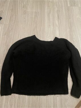 Victoria's Secret Black Off-the-Shoulder Sweater